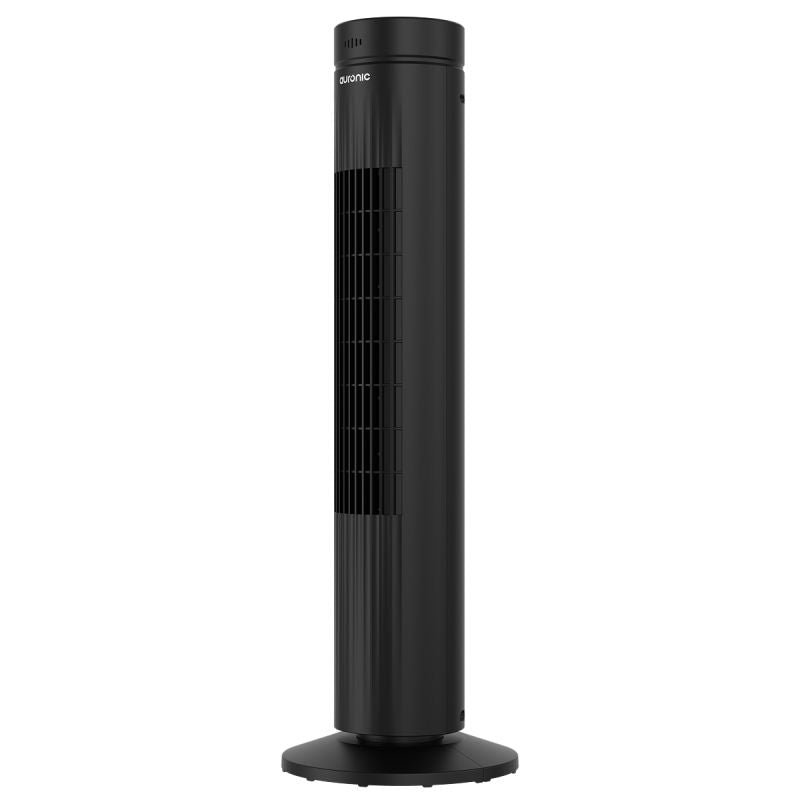 Auronic Turmventilator – 76 cm – 60° Schwenkbereich – 35 W – 3 Geschwindigkeitsstufen – mit Fernbedienung – digitales Touch-Display – schwarz