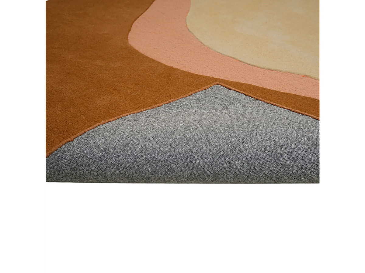 Brinker by FonQ Desert Wollteppich 200 x 290 cm – Ochre Pink