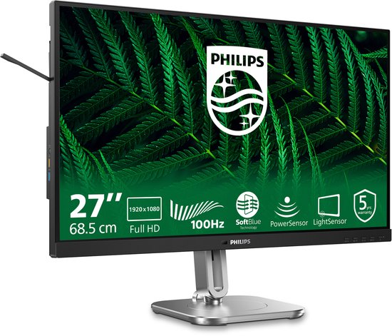Philips 27B2G5200 – 27-Zoll-Full-HD-Business-Monitor – 100 Hz – 5 Jahre Garantie