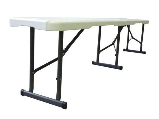 Lifetime – Klappbank – Kunststoff – 180 cm – weiß