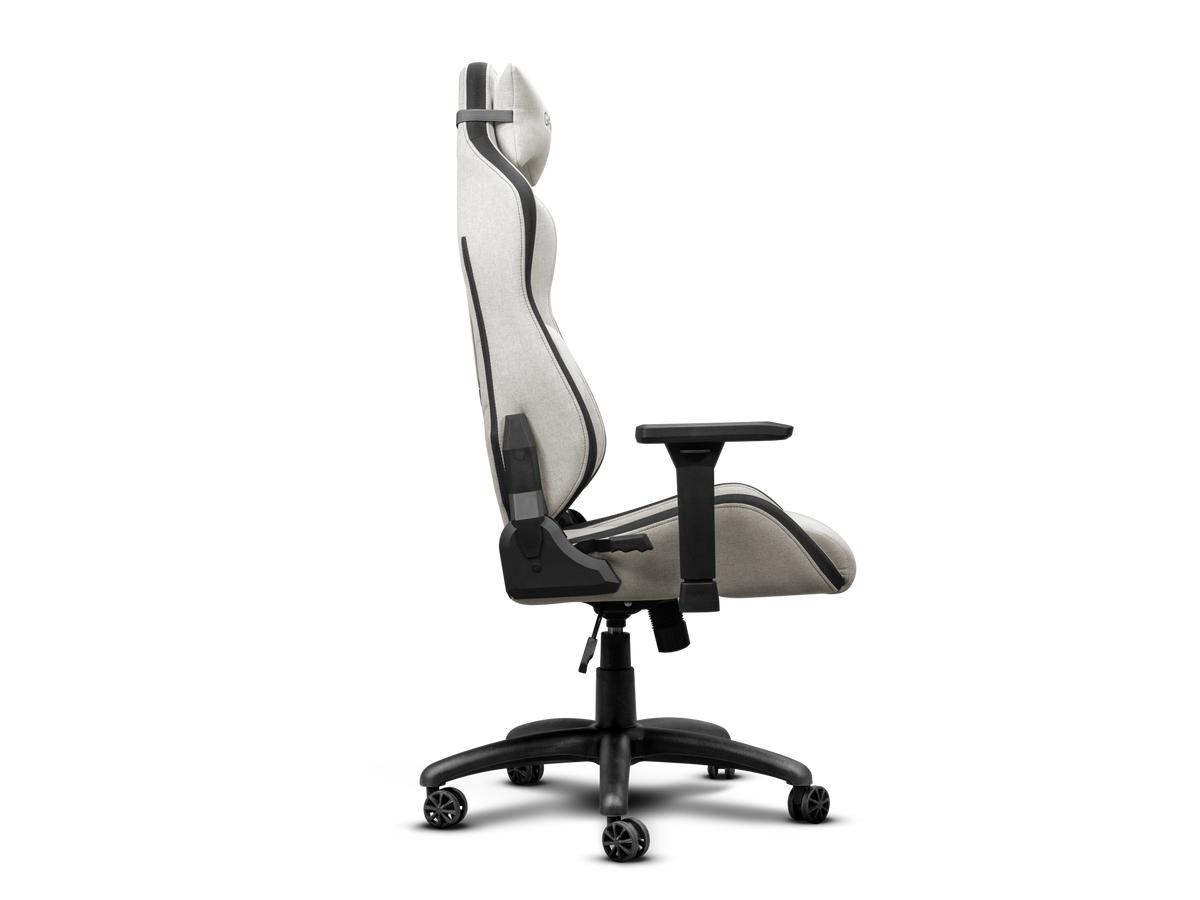 Trust GXT 723 Ruya Gaming-Stuhl – Bequemer Stoffbezug – Beige