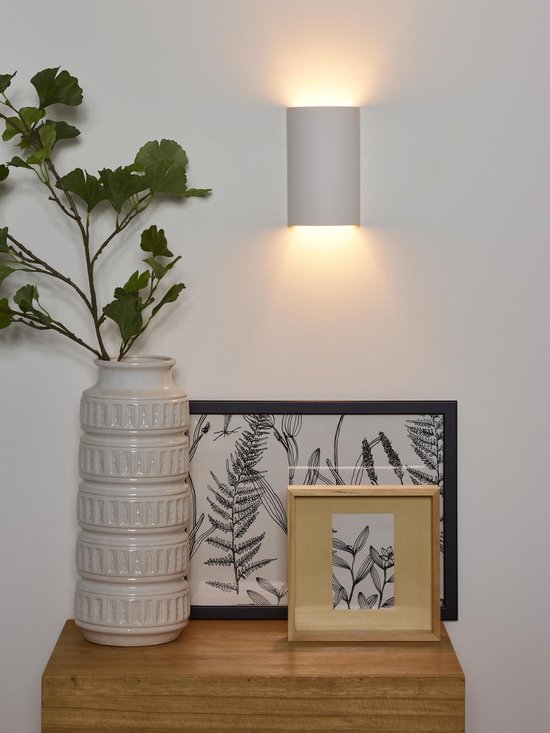 Lucide GIPSY – Wandleuchte – 1xG9 – Weiß – Japandi