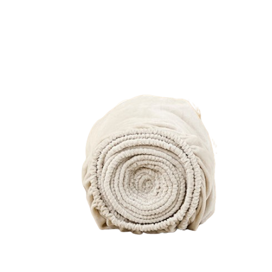 Sjumo Splittopper Spannbetttuch Seidenglatt 200 x 210/220 cm - Naturdüne