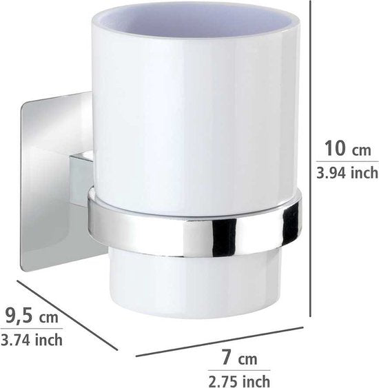 Turbo-Loc® Zahnbürstenhalter Quadro – Befestigung ohne Bohren