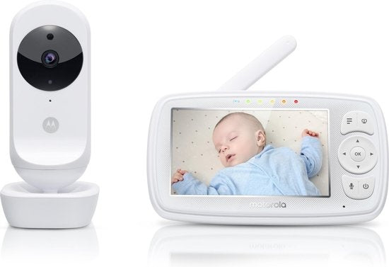 Motorola EASE44 Connect - Wi-Fi-Babyphone mit Kamera und App - HD-Video-Streaming - Viele Funktionen