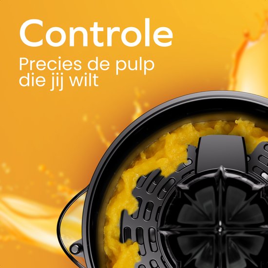 KitchenBrothers Zitruspresse - Kompakt - Manuell - 0.7L - Schwarz