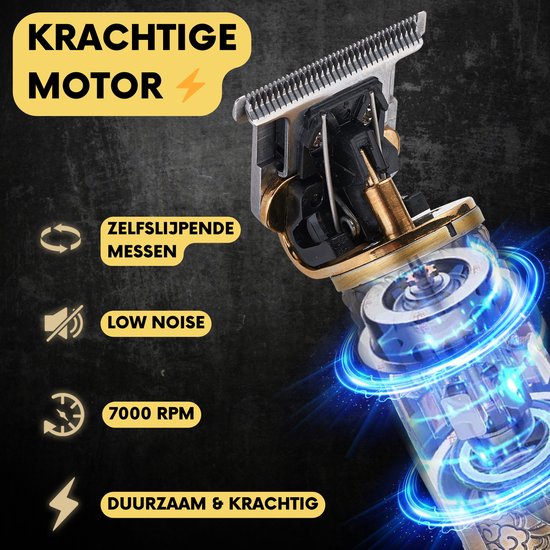 Sansbeauté® - Buddha Trimmer - Professionelle kabellose T-Klingen-Haarschneidemaschine - Bartschneider - Haarschneider Herrenkopfhaar - Cheveux Haar - Haartrimmer - Friseur Haar Maschine - Haarschneider - Barbier Haarschneider - Friseurset