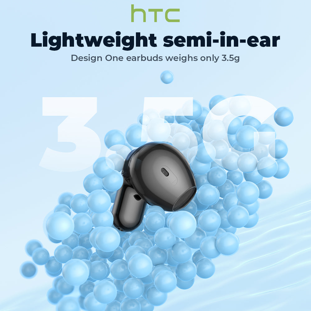HTC NE20 kabellose Ohrhörer mit KI-Übersetzung – Bluetooth 5.4 – LED-Anzeige