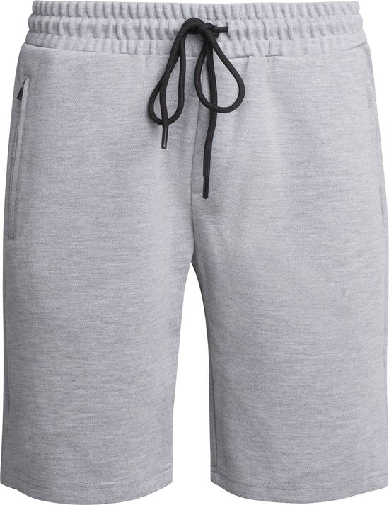 Mario Russo Mario Russo Pique Short grau melange