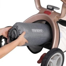 Spielwerk Kinderwagenfußsack Grau | Teddy | Spielwerk Kinderwagenfußsack Grau | Teddy | Maxi-Cosi | mit Aufbewahrungsbeutel Maxi-Cosi | mit Aufbewahrungsbeutel