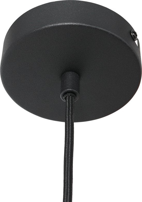 Hängeleuchte Carré 3379ZW – schwarze Leuchte im Industrial-Stil, Stahl, höhenverstellbar von 30 bis 150 cm, Mexlite