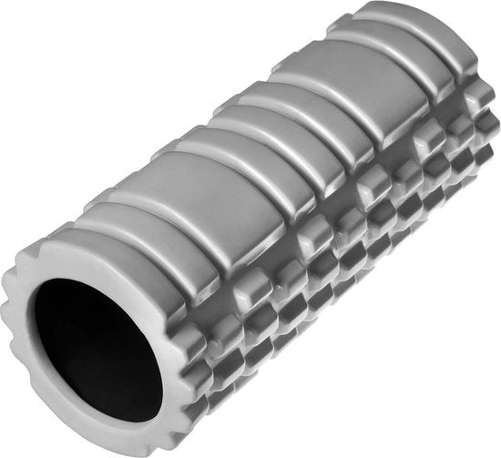 tectake - Yoga-Massagerolle Schaumstoffrolle grau -402845