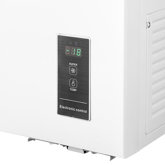 Inventum VK562W Low Frost Gefriertruhe - 99 Liter - 54,5 cm breit - Supergefrieren - Geeignet für die Garage bis zu -15°C - Digitaler Thermostat - 1 Ablagekorb - Gefriertruhe - Weiß