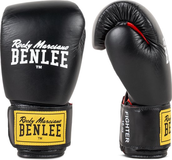 Benlee Kampfsporthandschuhe - Unisex - Leder - Schwarz/Weiß/Rot