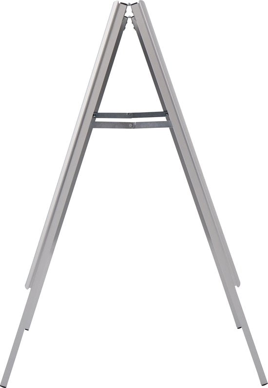 Europel-Standschild – Klickrahmen im B1-Format – 70,7 x 100 cm – 32 mm Rahmen – Beidseitige Präsentation – Wasserfest – Einfach zu verstauen