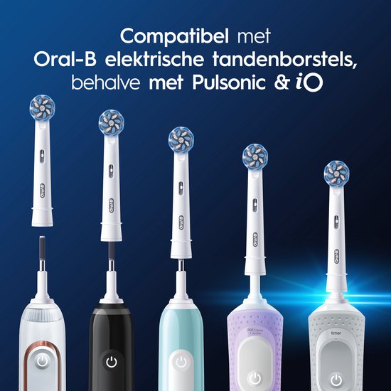 Oral-B Sensitive Clean Pro Aufsteckbürsten – 10 Stück – Briefkastenverpackung