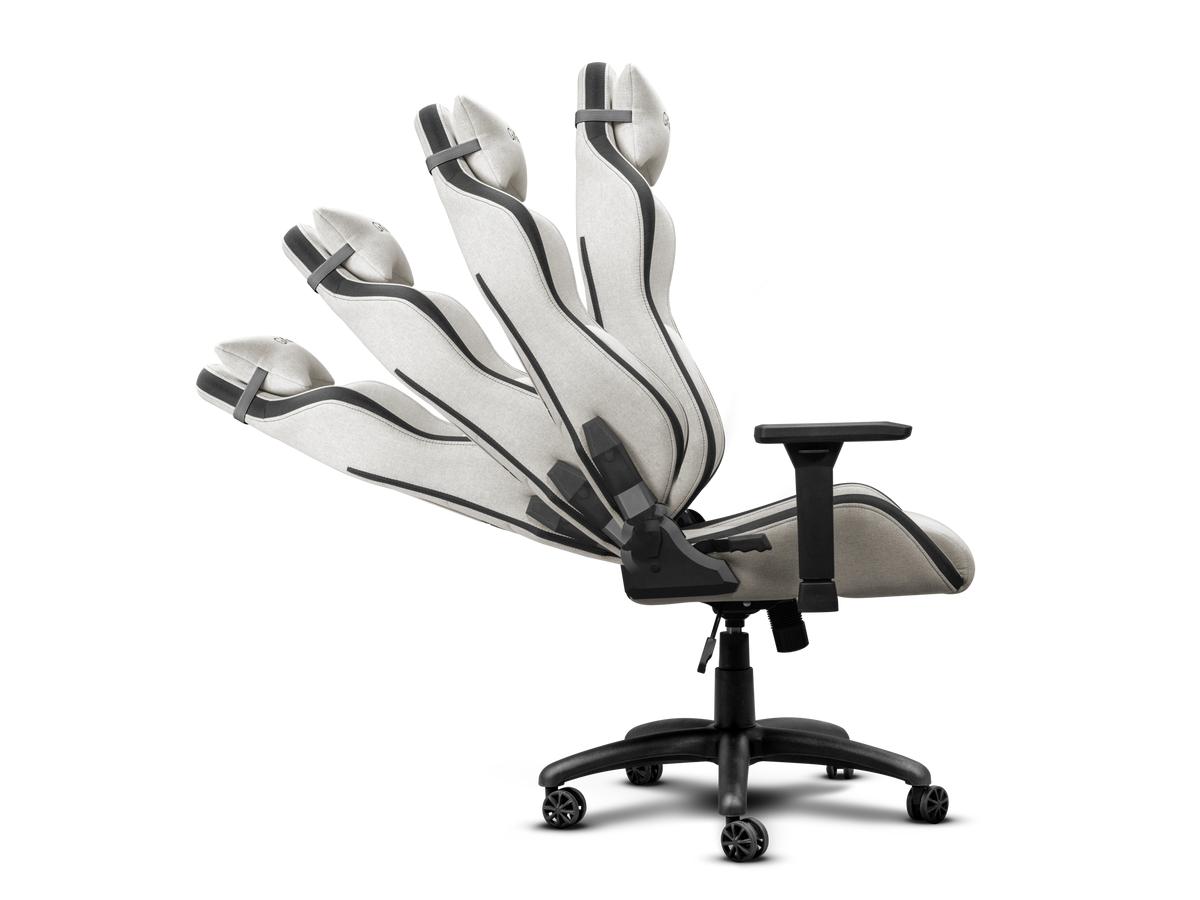 Trust GXT 723 Ruya Gaming-Stuhl – Bequemer Stoffbezug – Beige