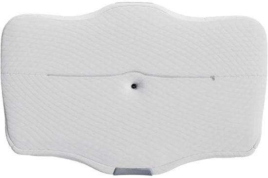 Nackenkissen - Memory Foam - Weiß/Grau