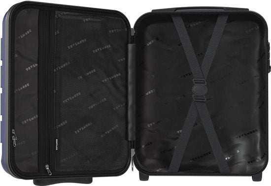 TRVLMORE Handgepäckkoffer – 40 x 30 x 20 cm – Unter-Sitz-Gepäck – 24 l – TSA-Schloss – 2 Rollen – Dunkelblau