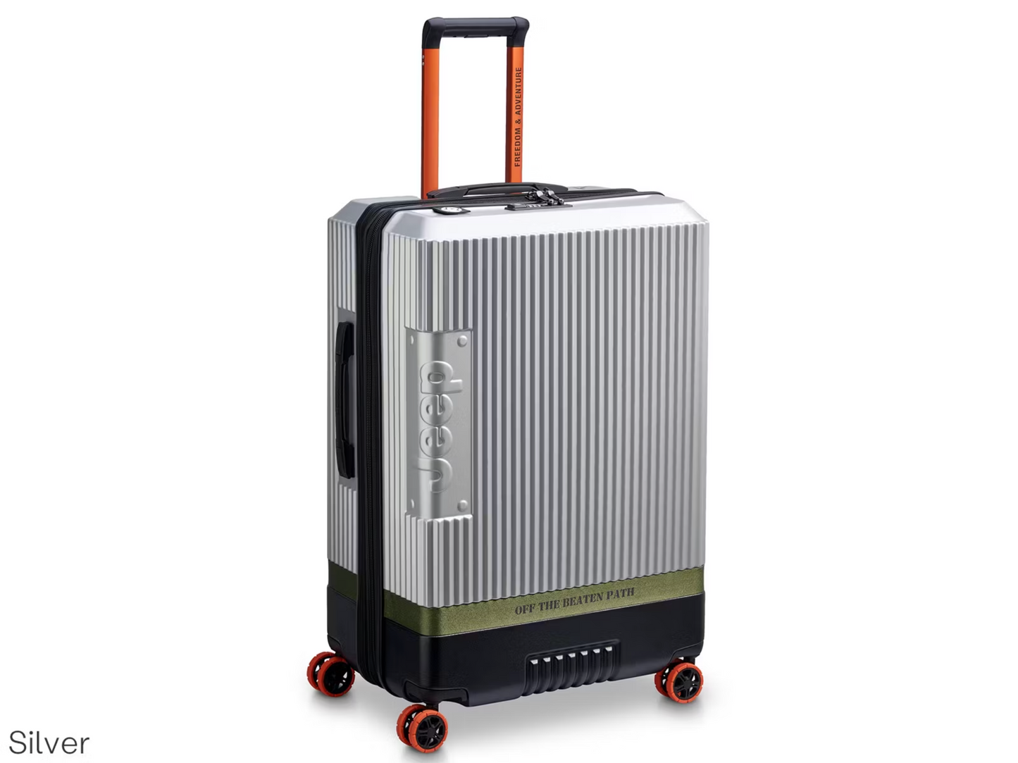 Jeep Expandable Trolley XL 122L - Silber - 81 x 53 x 33-36 cm - TSA-Schloss
