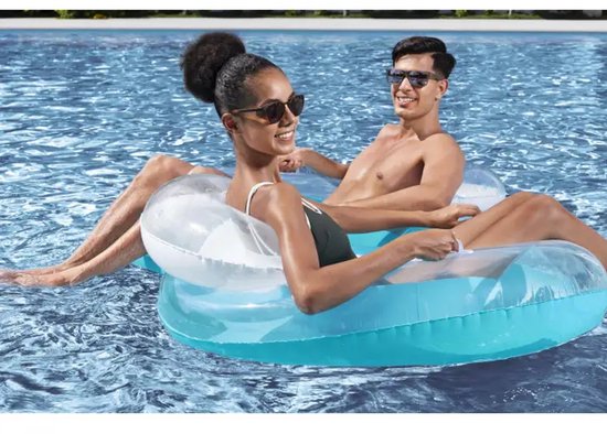 Bestway Cool Comfort Schwimmring für 2 Personen – mit Rückenlehne – 171 x 104 x 47 cm