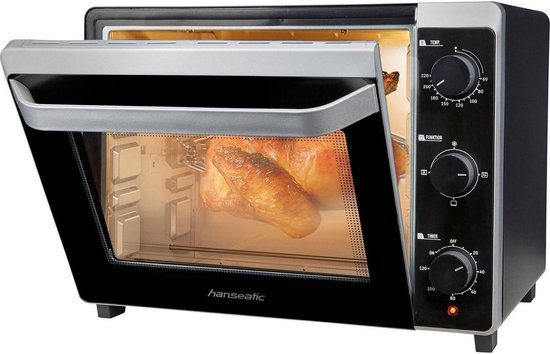 Hanseatic Backofen 17194935, 30 Liter, mit Drehspieß