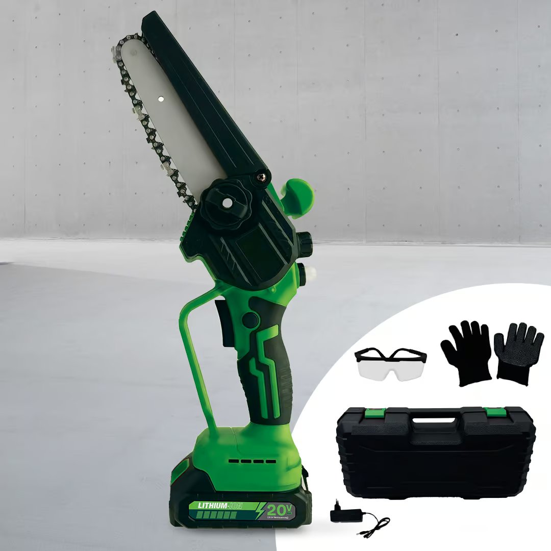 Hammersmith PocketSaw Pro Mini Akku-Kettensäge – Kompaktes Design – 20-V-Lithium-Ionen-Akku – 14 cm Sägeblatt – Inklusive Zubehör