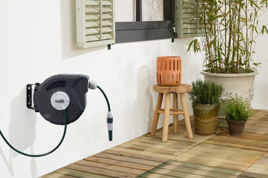 909 Gartenfahne mit Haspel - 10 Meter - Haspelsystem