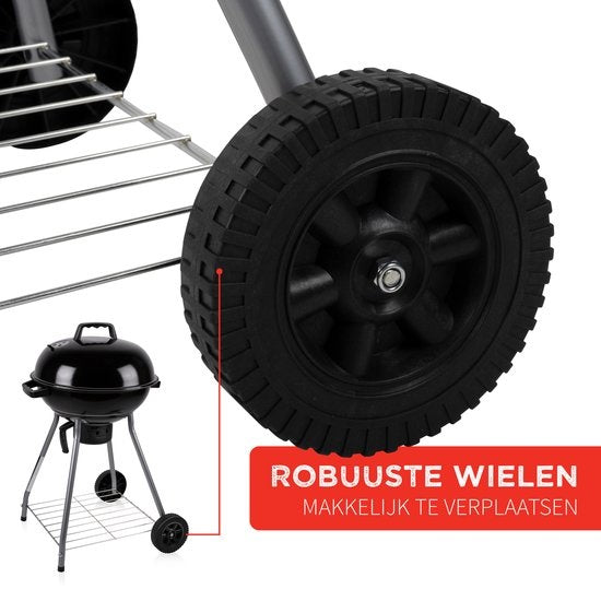 BBQ Collection Barbecue mit Deckel - BBQ Holzkohle mit Ascheauffang - Barbeque Grill - Ã˜ 45 cm