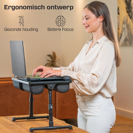 CozySense® - Verstellbarer Laptoptisch - Lap Pad & Laptop-Tablett - Verstellbare Beine