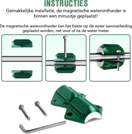 PjurWater Professioneller Wasserenthärter Magnetischer Wasserenthärter Magnetischer Wasserentkalker Wasserfilter