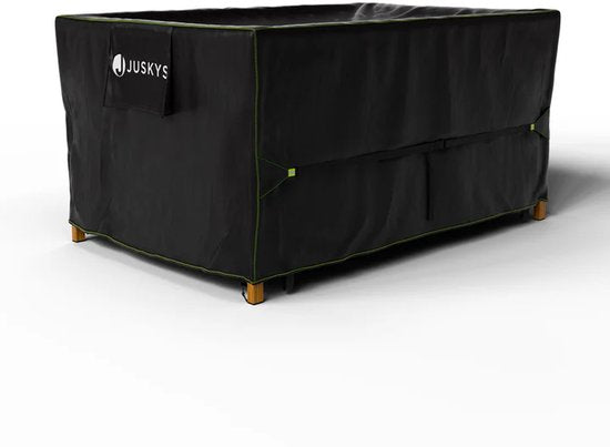 Juskys Gartenmöbelabdeckung – Wasserdicht – 160 x 100 x 75 cm – Schwarz