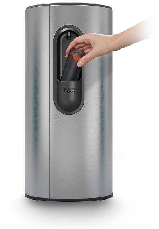 Joseph Joseph Arc 30 Liter schlanker Treteimer mit Innenbeutel - Edelstahl