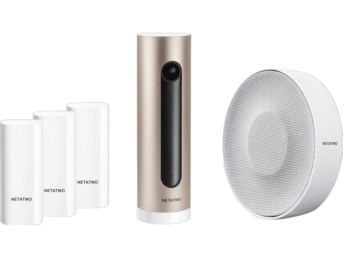 Netatmo Smart-Alarmanlage mit Kamera – Gesichtserkennung & Sirene 110 dB – 165 x 65 x 65 mm