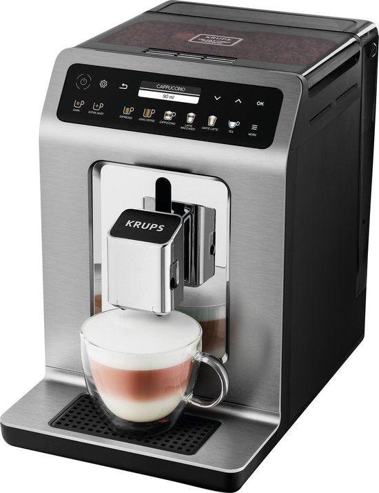 Krups Evidence+ EA894T – Vollautomatische Espressomaschine – Premium-Design – 19 Einstellungen – Individuell anpassbar – Für Espresso und Cappuccino