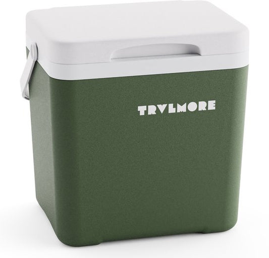 TRVLMORE Cool Box 7L - Kühlbox - Inklusive Kühlelement - Cool Box Small - Grün