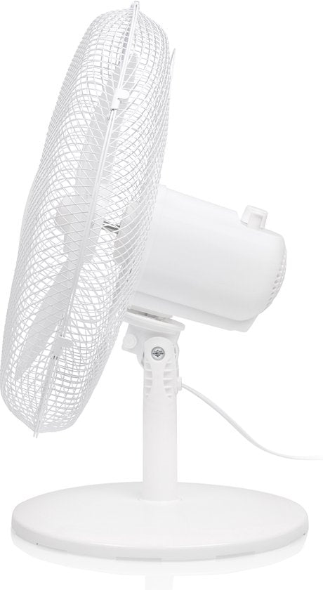 Tischventilator 40 cm - 3 Geschwindigkeiten - 85° Oszillation - Tristar VE-5727 - Weiß