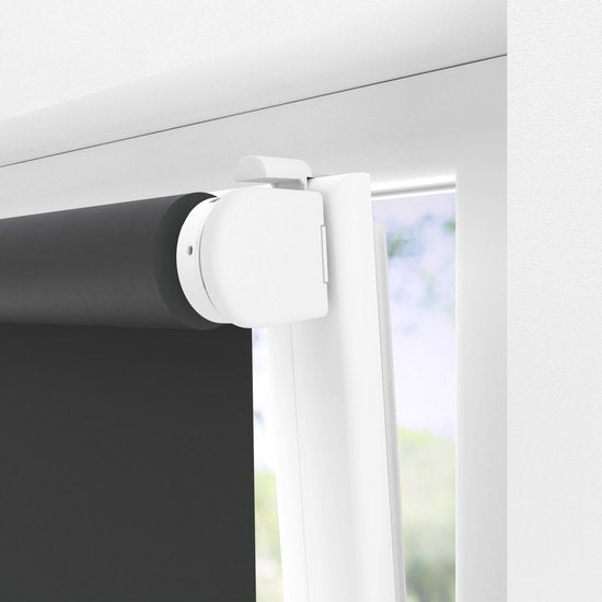 VONROC SMART BLINDS - Elektrisches Rollo - Verlängerung - 150 x 190 - Schwarz - Ohne Fernbedienung und Ladekabel