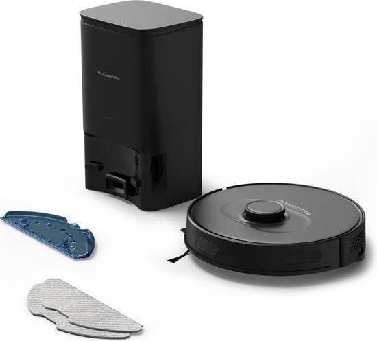 Rowenta X-Plorer Series 75S+ RR8585 - Staubsaugerroboter mit Wischfunktion - Automatische Entladestation - Schwarz