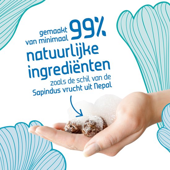 Seepje Weichspüler Sandelholz & Pfirsich – 180 Waschgänge – 6 x 750 ml – Vorteilspackung