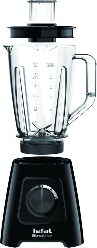 Tefal BlendForce II BL4208 – Mixer – 1,25 l – 600 W – Smoothie-Mixer – Pulsfunktion