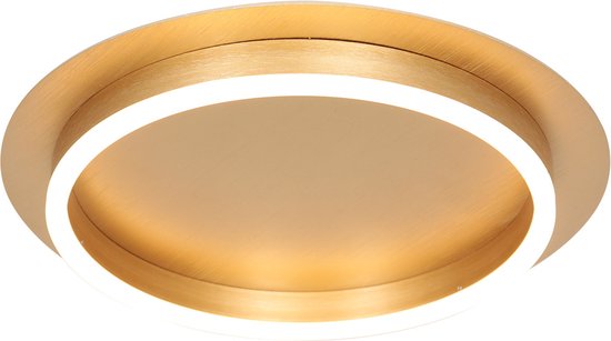 Deckenleuchte Ringlux 3655GO, goldene Deckenleuchte, Ø 32 cm, mit integrierter LED-Beleuchtung von Steinhauer