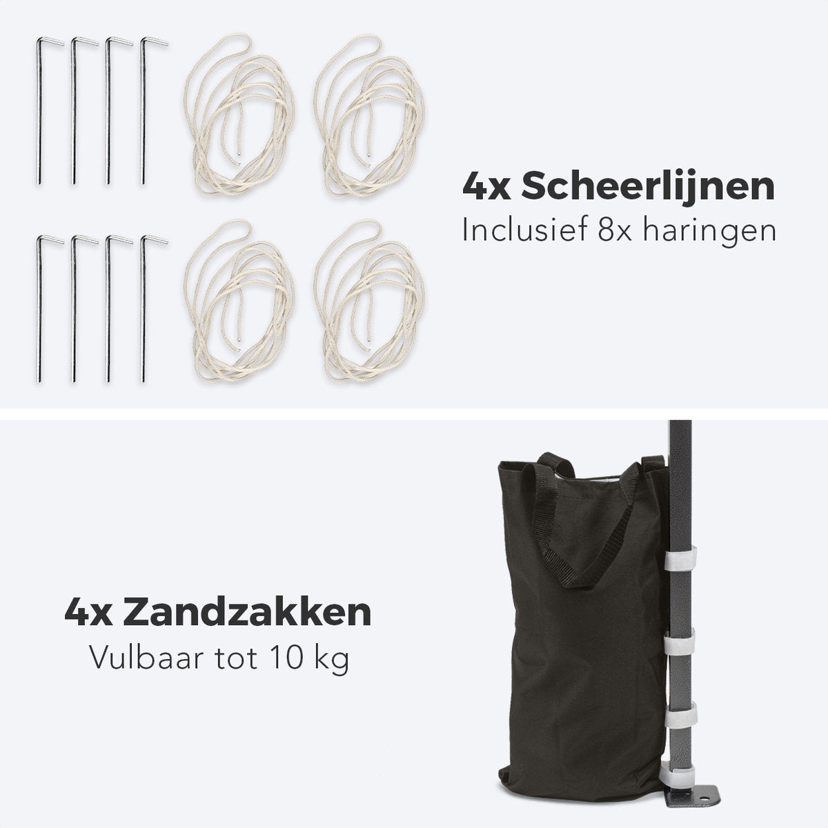 LifeGoods Partyzelt - 3x3 m - Seitenwände - Einfacher Aufbau - Zusammenklappbar - Wasserdicht - Tragetasche mit Rädern - Anthrazit