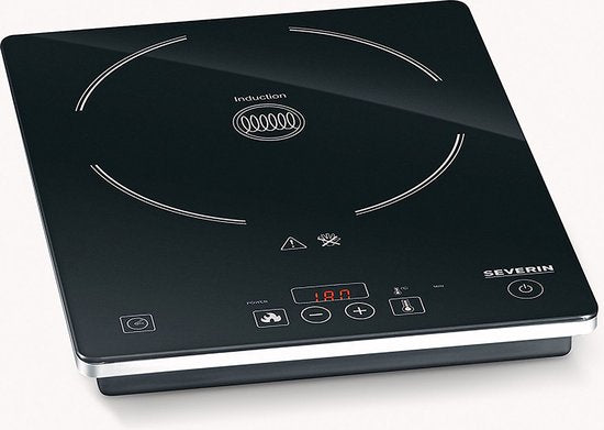 Severin KP 1071 – Induktionskochfeld – 1 Kochzone – Timer – Kindersicherung – 2000 Watt – Standardstecker