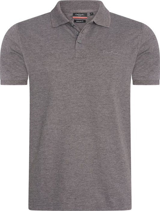 Pierre Cardin - Herren SS Klassisches Polo - Grau - Größe XL