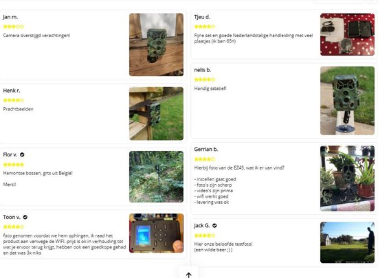 Camouflage EZ45 Wildtierkamera - Wildtierkamera mit Nachtsicht - mit WIFI - Gartenbeobachtung - 24MP