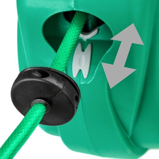 tectake - Gartenspule 10 Meter - Spule - grün - 402761