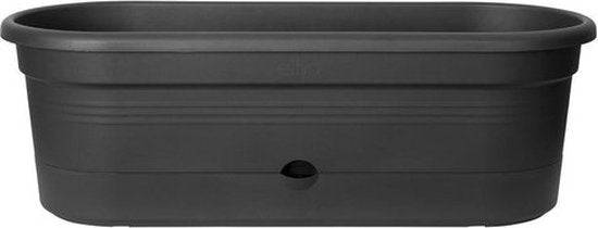 Elho Green Basics Veggie Wall 80 – Pflanzkasten – Vertikales Gärtnern – 100 % recycelter Kunststoff – Ø 77,5 x H 26,0 cm – Living Black