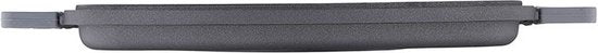 Bergner Infinity Chefs Grillplatte 42 X 22 Cm - Aluminiumguss - Soft-Touch Griffe