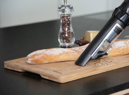 Livington Prime Everyday kabelloser Handstaubsauger ohne Beutel – Handstaubsauger mit einer Leistung von 90 Watt – inkl. 3 Aufsätze – schwarz